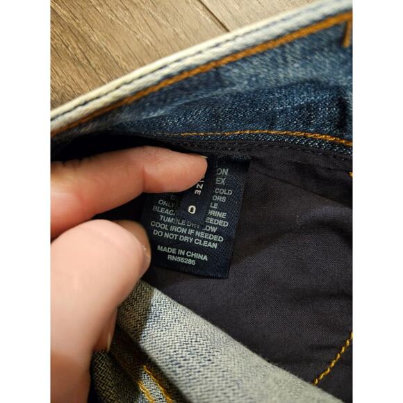 Express Button Fly Light wash distressed Stretch Denim Jeans - Picture 9 of 10